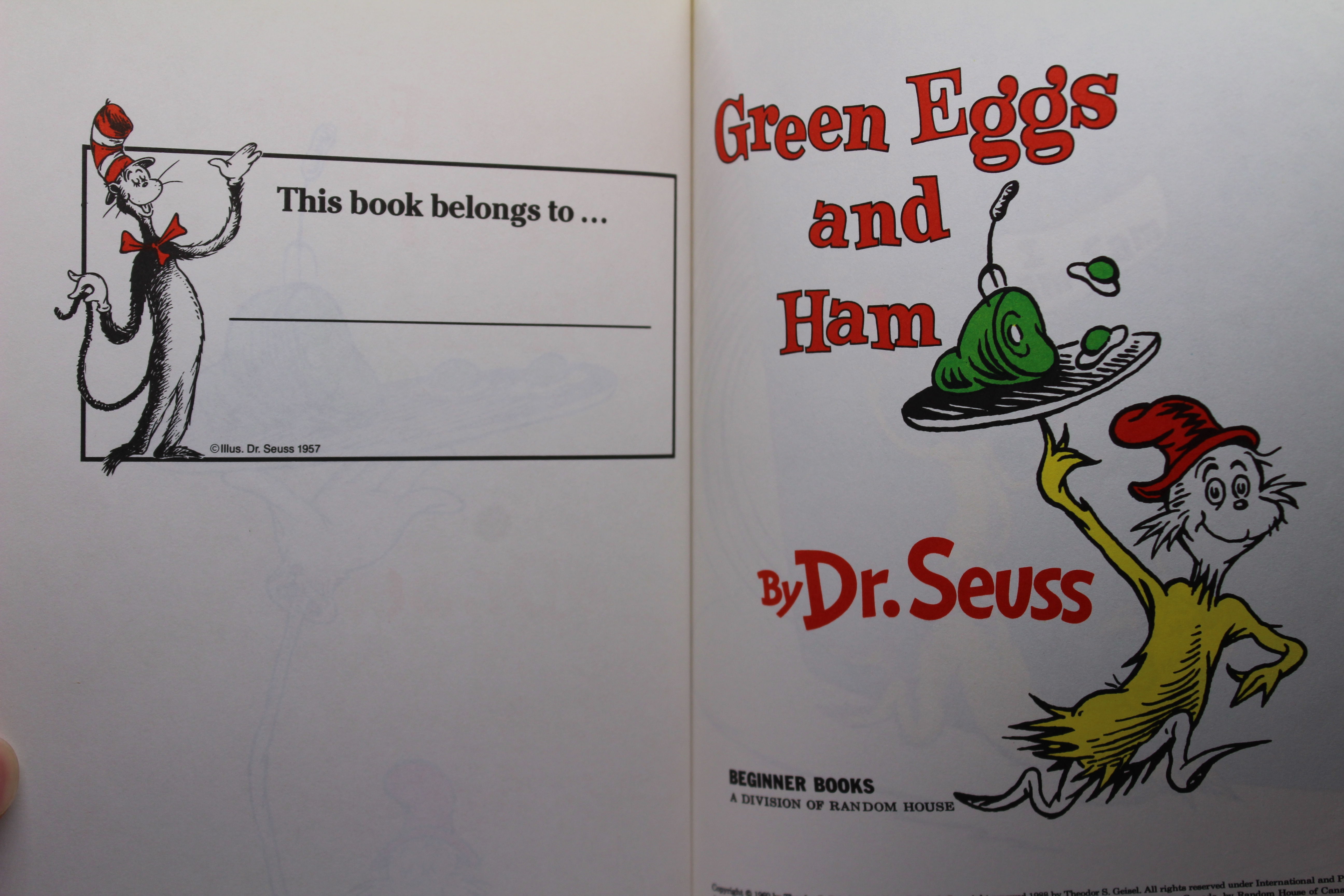 Green Eggs And Ham Book Pages