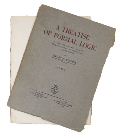 A Treatise of Formal Logic. Its Evolution and main Branches with its Relations to Mathematics and Philosophy. 3 Vols. (photo 3)