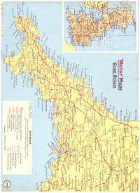 "MOTOR" MAPS  (OF)  GREAT BRITAIN (actually only England , Scotland and Wales.