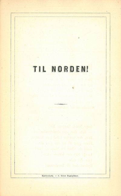 Til Norden !