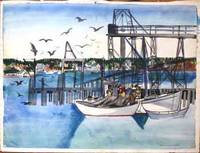 image of Maine Fishermen in the Harbor