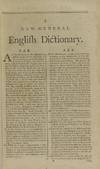 View Image 3 of 3 for A new general English dictionary; peculiarly calculated for the use and improvement of such as are u... Inventory #64351