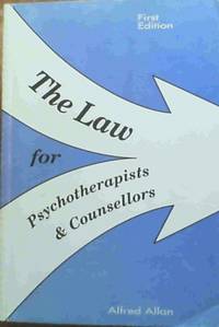 image of The Law for Psychotherapists and Counsellors