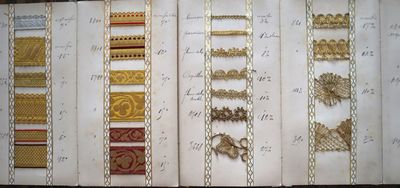[Trade Catalogue] Concertina of Fabric Decorative Trim