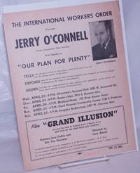 image of The International Workers Order presents Jerry O'Connell former congressman from Montana, who speaks on