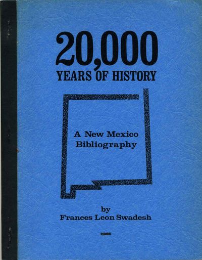 Santa Fe, NM: Sunstone Press, 1973. Book. Very good condition. Paperback. First Edition. Octavo (8vo...