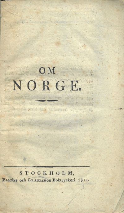 Om Norge.