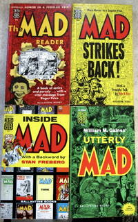 THE MAD READER, MAD STRIKES BACK!, INSIDE MAD & UTTERLY MAD