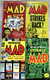 THE MAD READER, MAD STRIKES BACK!, INSIDE MAD & UTTERLY MAD