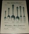 Original 1893 Illustrated Advertisement Silverware Made by the Wendell Silversmith Co.