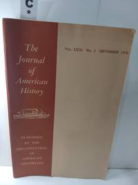cover of The Journal of American History Vol. LXIII No. 2 September 1976