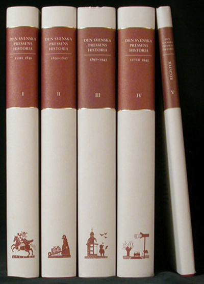 Den svenska pressens historia. I-V.