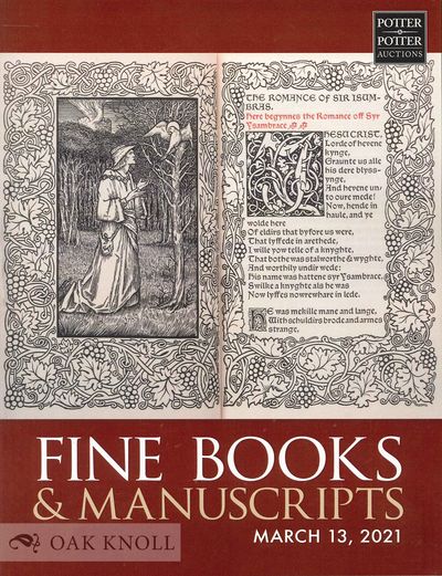 FINE BOOKS & MANUSCRIPTS. PUBLIC AUCTION #97