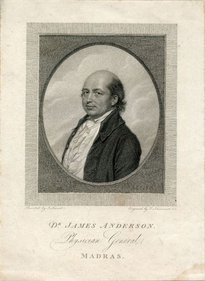 Physician General, Madras. Engraved Portrait by L. Schiavonetti after J. Smart
