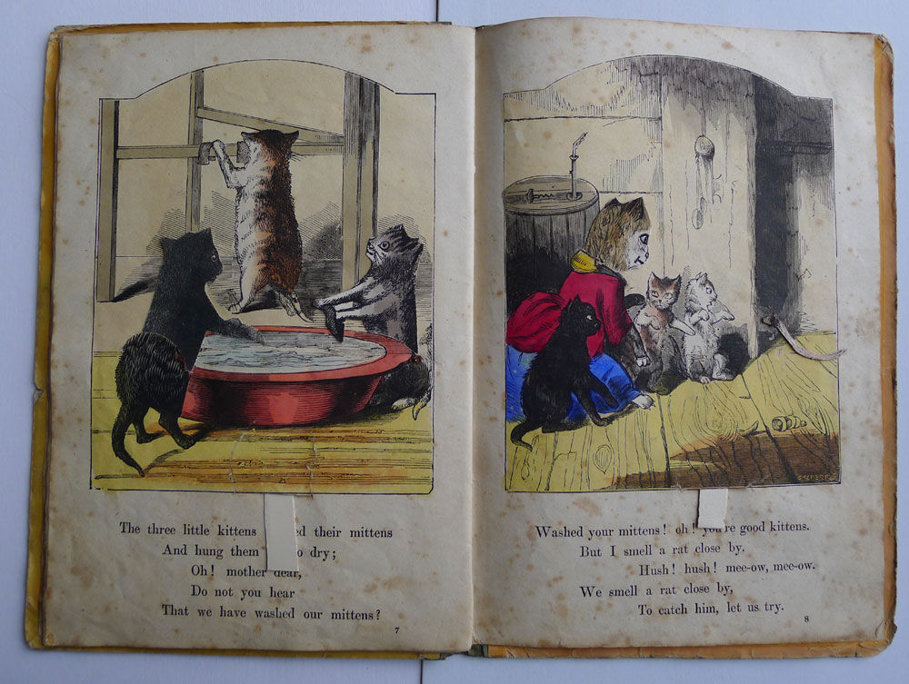 BIBLIO History of the Three Little Kittens Who Lost Their Mittens by