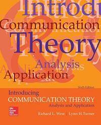 Introducing Communication Theory: Analysis and Application by Richard L West - Paperback - 2017-03-03 - from Books Express (SKU: 1259870324n)