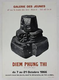 ORIGINAL "GALERIE DES JEUNES" DIEM PHUNG THI EXHIBITION PROMOTIONAL POSTER