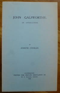 JOHN GALSWORTHY by Conrad, Joseph - 1922