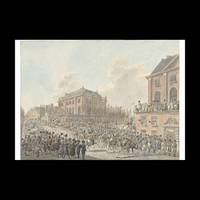 The arrival in Amsterdam of Lodewijk Napoleon on 20 April 1808, Photo Rag 308, Premium Quality, A4