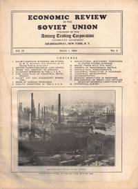 Economic Review of the Soviet Union Volume IV, Number Five March 1, 1929