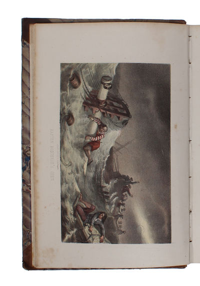 Märkvärdiga skeppsbrott samt andran äfventyr till lands och vatten från femtonde seklet till närvarande tid. Öfversättning af Aug. Th. Paban. Med åtta (kolorerade) illustrationer. (i.e. "Noteworthy shipwrecks"). (photo 5)