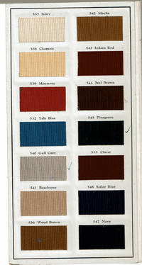 image of SHEERCORD: The Aristocrat of Corduroys. Tub Fast Colors. Quality 28.