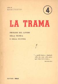 LA TRAMA rivista. Maggio/Luglio 1959