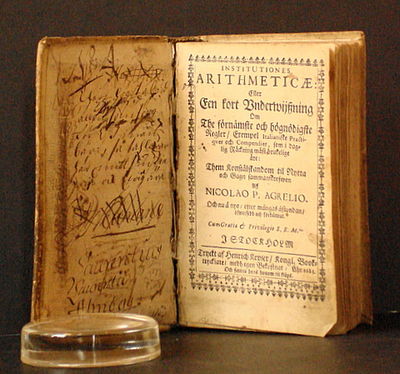 Institutiones arithmeticae: Eller kort…
