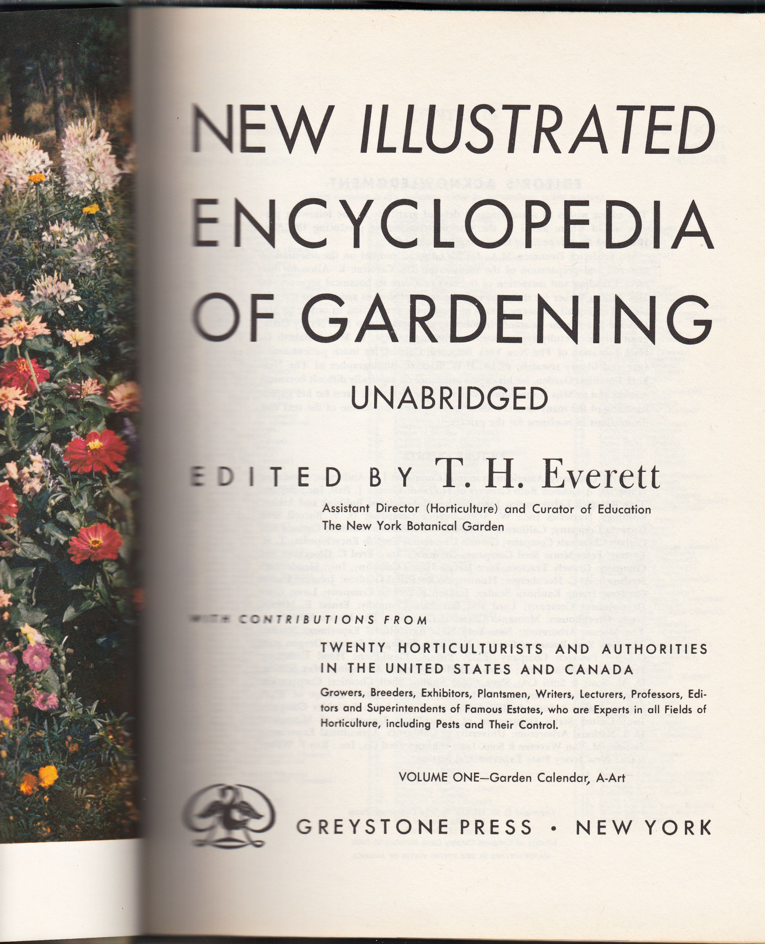 New Illustrated Encyclopedia of Gardening Unabridged by Everett, T H ...