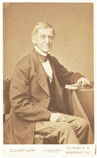 Magnificent Elliott & Fry Carte-de-Visite Signed Photograph of the American Poet and Essayist by RALPH WALDO EMERSON - Signed - from Lion Heart Autographs Inc (SKU: 13020)