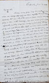 Columbus, Ohio, Autograph Letter, to Ezekial Cox, Zanesville, Ohio, June 12, 1828