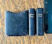 THE BOOK OF COMMON PRAYER. --- HYMNS ANCIENT AND MODERN. And administration of the Holy Communion. According to the use of The church of England.-----Bound with; Hymns Ancient and Modern. For use in the services of the Church. Complete Edition