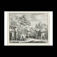 Arrival of the Bataven in the Netherlands, ca. 55-10 BC., Photo Rag Bright White, Premium...