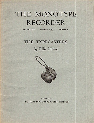 The Typecasters. The Monotype Recorder. Volume…