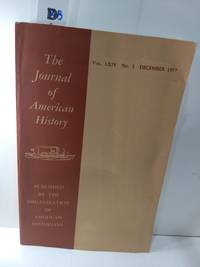 cover of The Journal of American History Vol. LXIV No. 3 December 1977