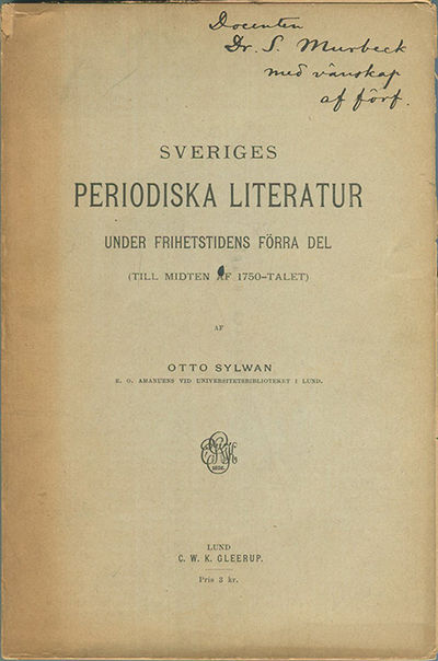 Sveriges periodiska literatur under frihetstidens…