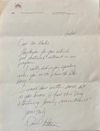 Autographed Letter Signed