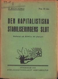 Den kapitalistiska stabilitetens slut. Referat på…