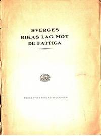 Sverges rikas lag mot de fattiga.