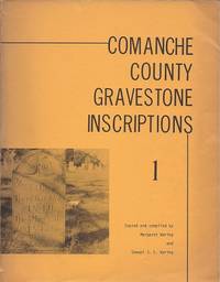 Comanche County Gravestone Inscription