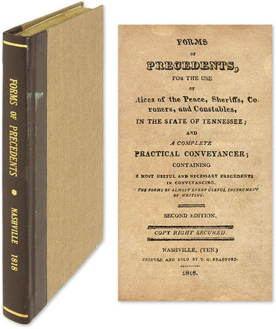 Forms of Precedents, For the Use of Justices of the Peace, Sheriffs..