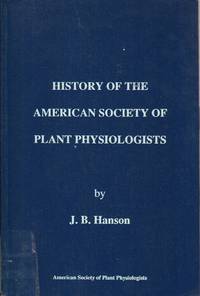cover of History of the American Society of Plant Physiologists