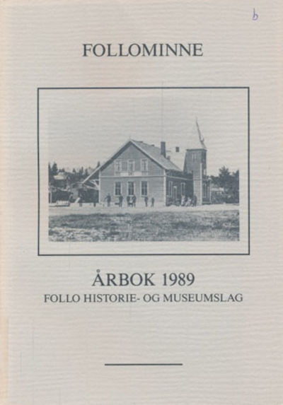 FOLLOMINNE.  Nummer 27. Årbok 1989.