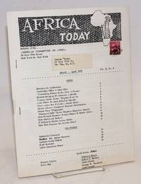 Africa today: bulletin of the American Committee on Africa; vol. II, no. 6; March-April 1955