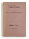 View Image 1 of 4 for SHERLOCK HOLMES INVESTIGATES Inventory #53930