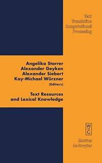 Text Resources and Lexical Knowledge