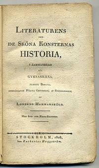 Literaturens och de sköna konsternas historia, i…