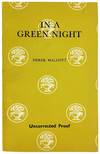 In a Green Night: Poems 1948-1960 [Uncorrected Proof]