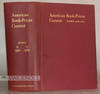 AMERICAN BOOK-PRICES CURRENT. INDEX 1960-1965