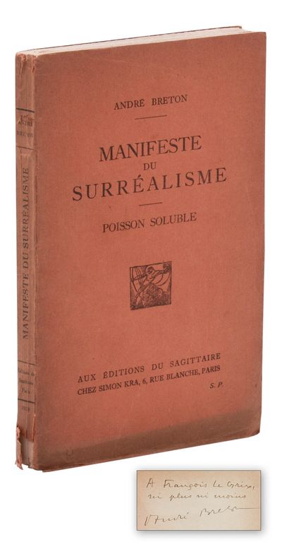 Manifeste du Surrealisme: Poisson Soluble (Manifesto of Surrealism)